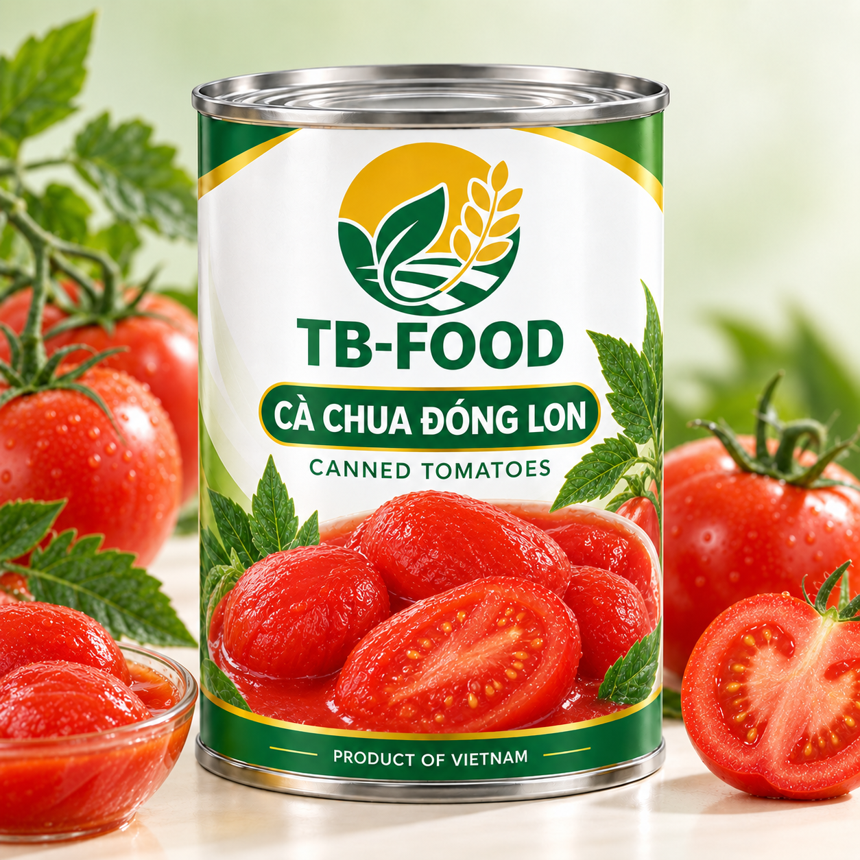 Cà chua đóng lon