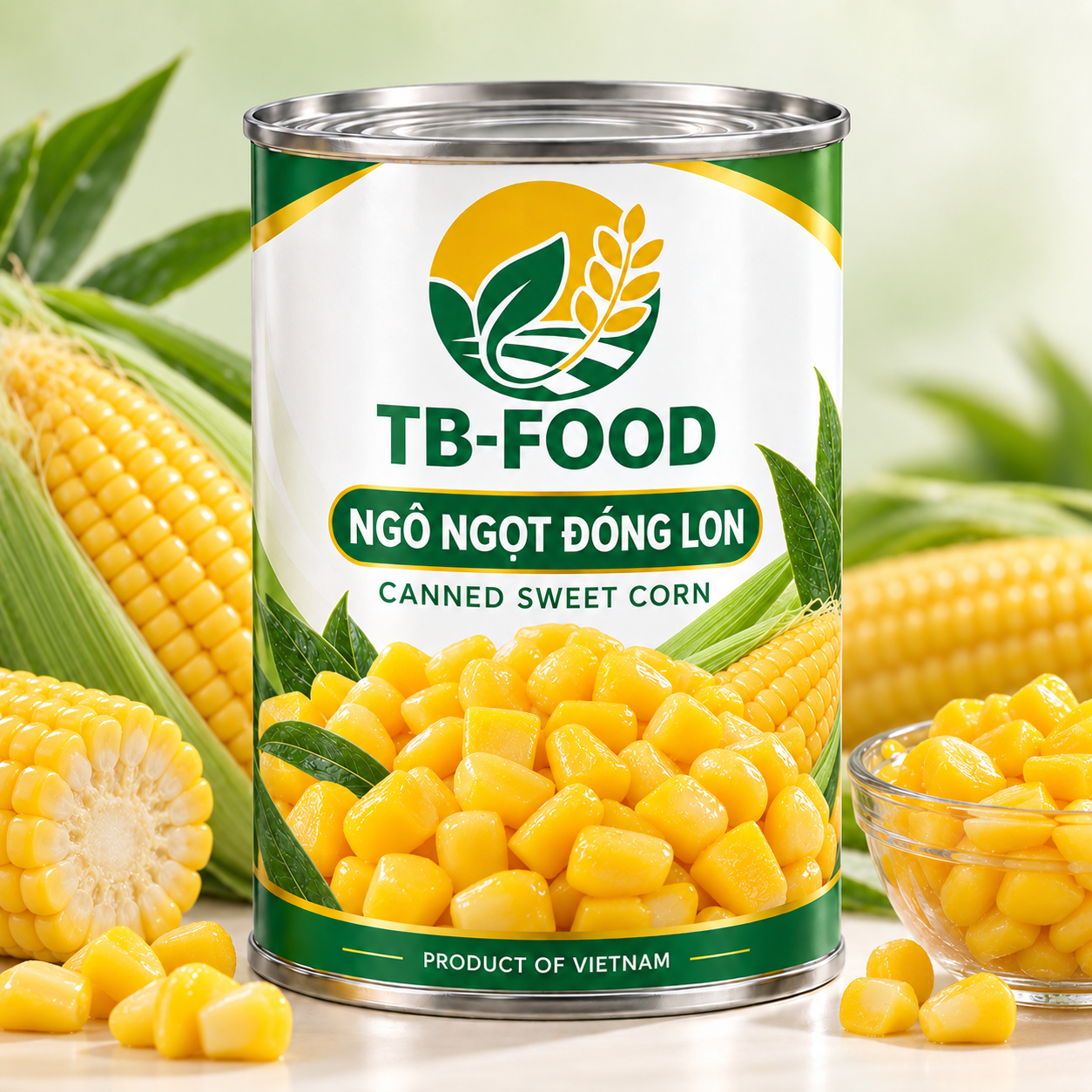 Ngô ngọt đóng lon